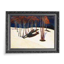 Witkacy Pejzaż z czerwonymi drzewami 70×50