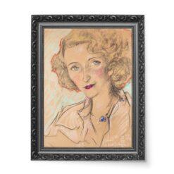 Witkacy Portret Anny Friedrichowej z domu Szczepańskiej wydruk na płótnie 50×70