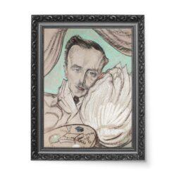 Witkacy Portret Artura Schroedera 1931 wydruk na płótnie 50×70