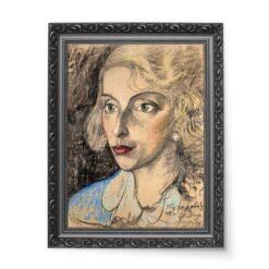 Witkacy Portret Jadwigi Netzel wydruk na płótnie 50×70