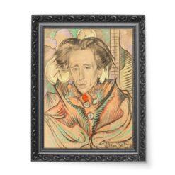 Witkacy Portret Józefa Fedorowicza wydruk na płótnie 50×70