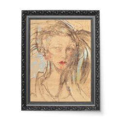 Witkacy Portret kobiety 6 wydruk na płótnie 50×70