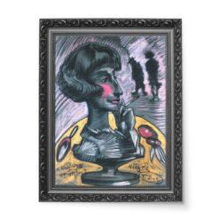 Witkacy Portret Marii Nawrockiej 8 wydruk na płótnie 50×70