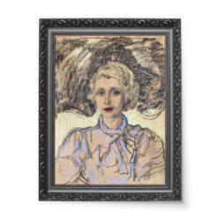 Witkacy Portret Marii Zawadzkiej wydruk na płótnie 50×70