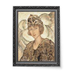 Witkacy Portret Marii Złotnickiej Jaroszynskiej wydruk na płótnie 50×70