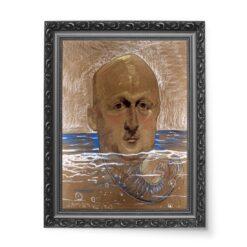 Witkacy Portret Michała Krajewskiego wydruk na płótnie 50×70