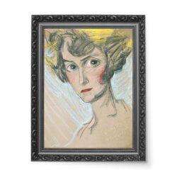 Witkacy Portret Modesty Zwolińskiej 1 wydruk na płótnie 50×70