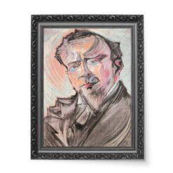 Witkacy Portret Teofila Trzcińskiego 2 wydruk na płótnie 50×70