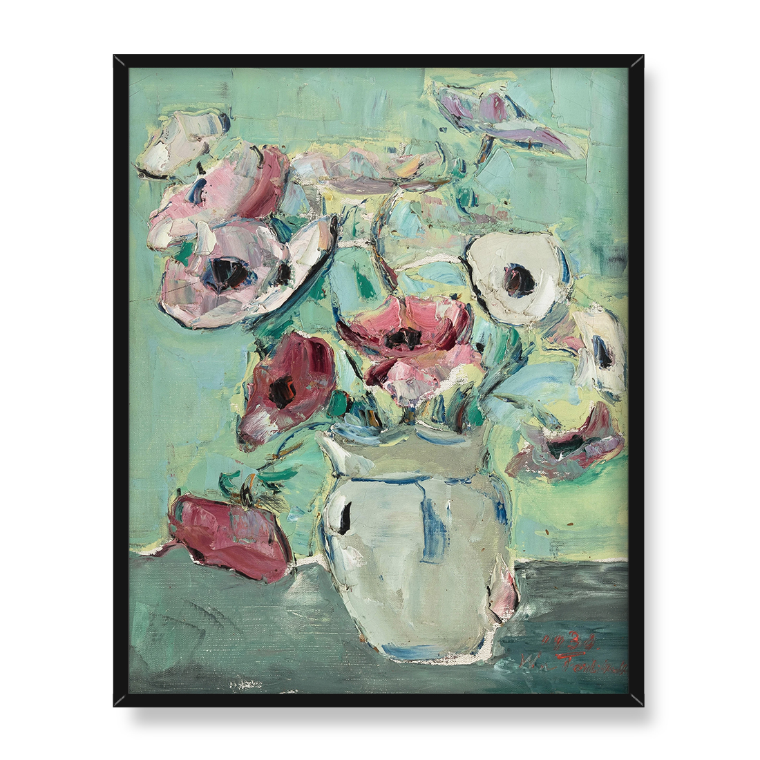 Włodzimierz Terlikowski Anemony 40x50