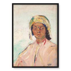 Włodzimierz Terlikowski Portret kobiety 50×70