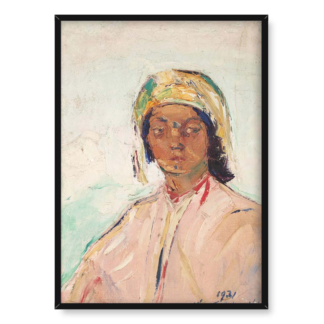 Włodzimierz Terlikowski Portret kobiety 50x70