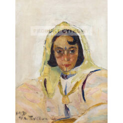 Włodzimierz Terlikowski Portret orientalki — produkt cyfrowy do pobrania