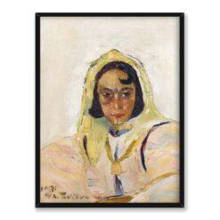 Włodzimierz Terlikowski Portret orientalki 30×40