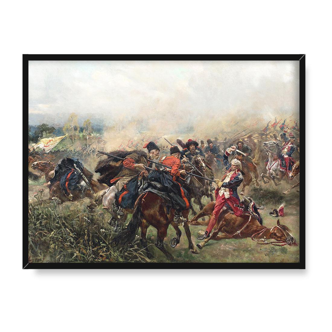 Wojciech Kossak Bitwa pod Zieleńcami 30x40