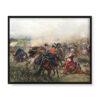 Wojciech Kossak Bitwa pod Zieleńcami 50×40