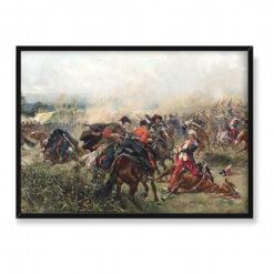 Wojciech Kossak Bitwa pod Zieleńcami 70×50