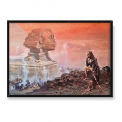 Wojciech Kossak Napoleon patrzący na Sfinksa 70×50