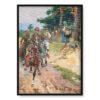 Wojciech Kossak Patrol ułanów 50×70