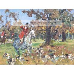 Wojciech Kossak Polowanie par force — produkt cyfrowy do pobrania