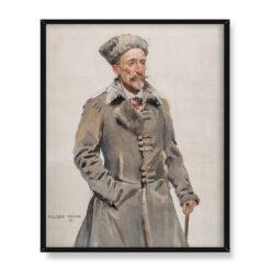 Wojciech Kossak Portret arcyksięcia Karola Stefana Habsburga 40×50