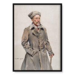 Wojciech Kossak Portret arcyksięcia Karola Stefana Habsburga 50×70