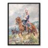Wojciech Kossak Szwoleżer z eskorty Napoleona 30×40