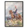 Wojciech Kossak Szwoleżer z eskorty Napoleona 50×70
