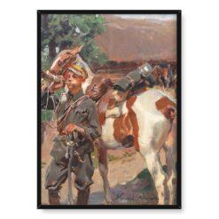 Wojciech Kossak Trębacz 50×70