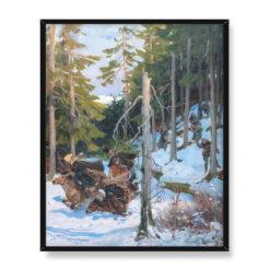 Wojciech Kossak Z dziejów II Brygady 40×50