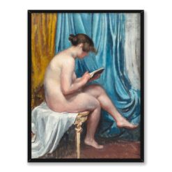 Wojciech Weiss Akt siedzącej kobiety 30×40