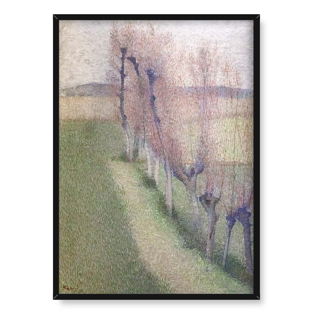 Achille Lauge Aleja wierzb 50x70