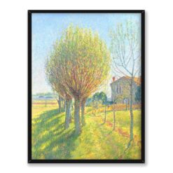 Achille Lauge Aleja wierzb za Skowronkiem dom artysty 30×40