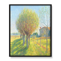 Achille Lauge Aleja wierzb za Skowronkiem dom artysty 40×50