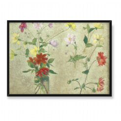 Achille Lauge Bukiet i studium kwiatów 70×50