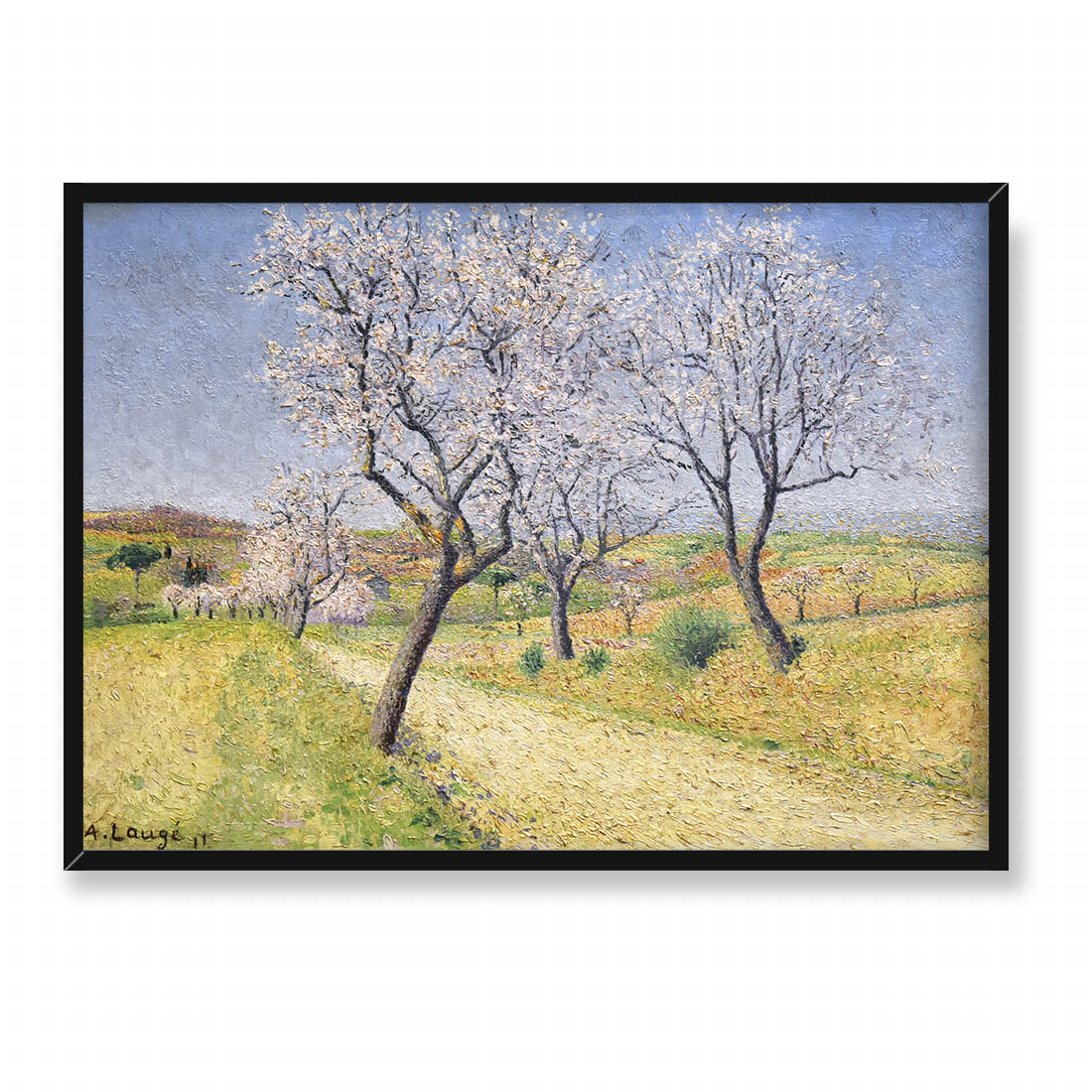 Achille Lauge Droga do Cailhavel 70x50