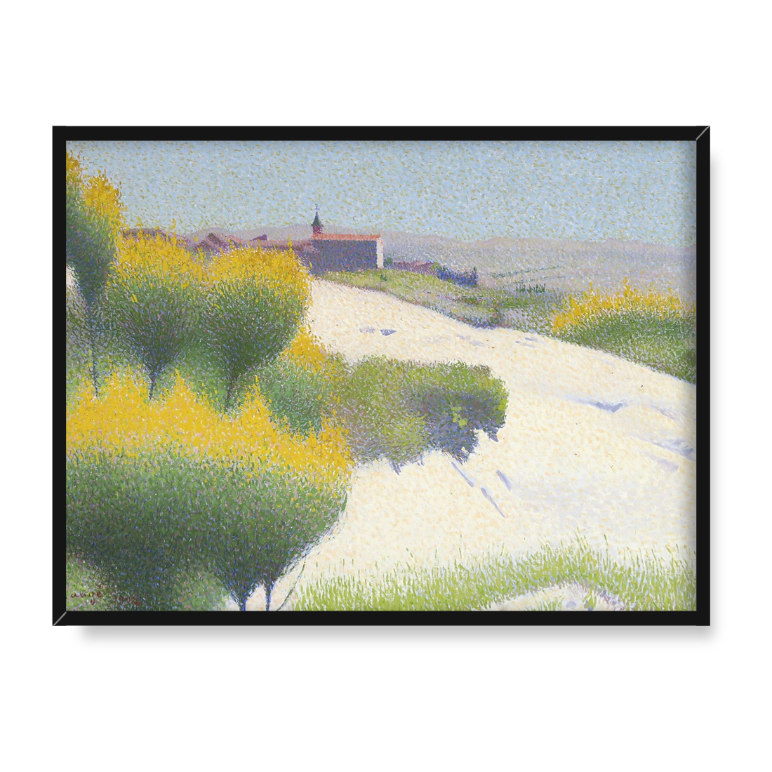 Achille Lauge Janowce w pobliżu Cailhau 40x30