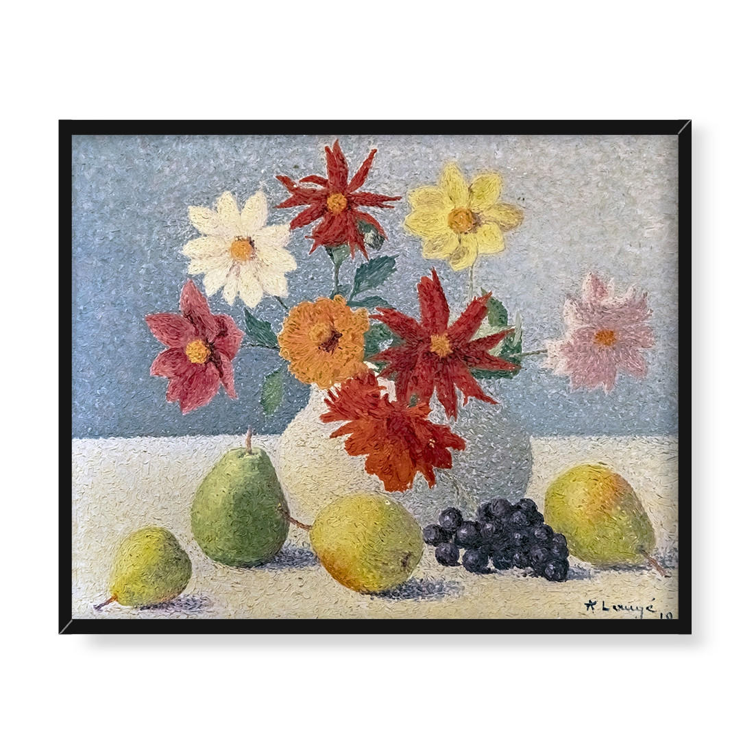 Achille Lauge Kwiaty i owoce 50x40