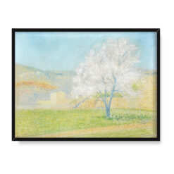 Achille Lauge Kwitnące migdałowce 40×30