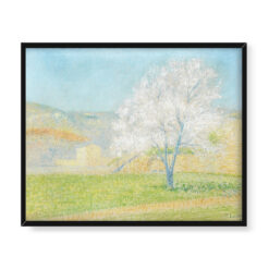 Achille Lauge Kwitnące migdałowce 50×40