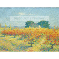 Achille Lauge Na łąkach w pobliżu Cailhau — produkt cyfrowy do pobrania