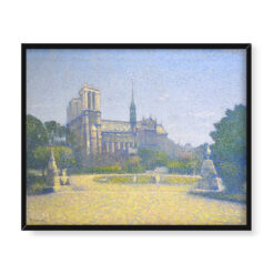 Achille Lauge Notre Dame w Paryżu 50×40