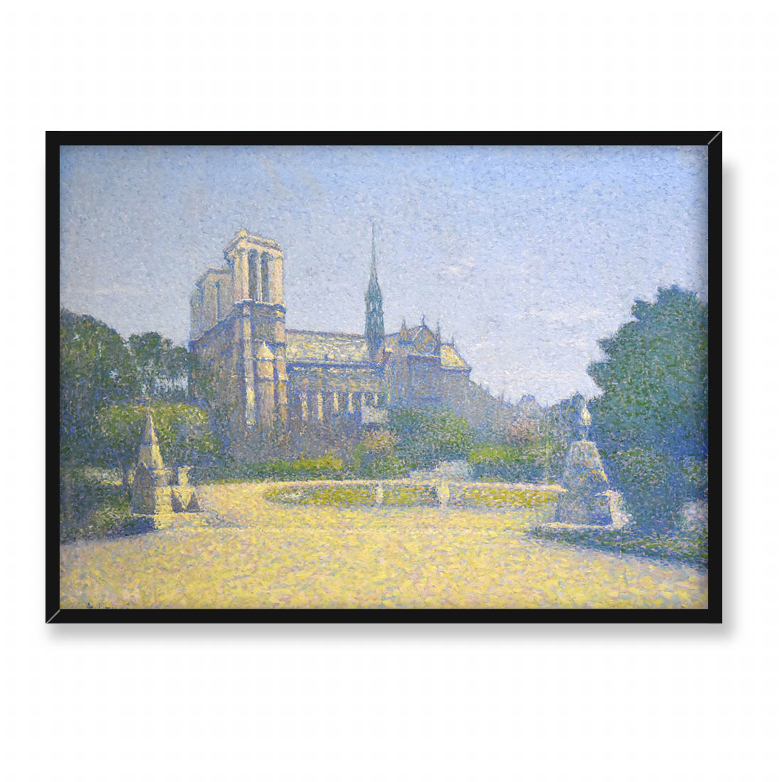 Achille Lauge Notre Dame w Paryżu 70x50