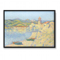 Achille Lauge Łodzie w Collioure 70×50