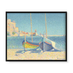 Achille Lauge Port w Collioure 50×40