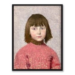 Achille Lauge Portret dziecka 30×40