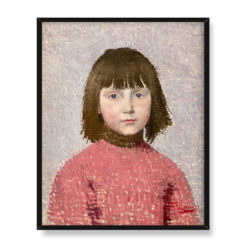 Achille Lauge Portret dziecka 40×50