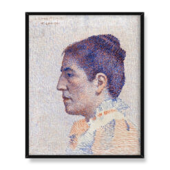 Achille Lauge Portret kobiety 40×50