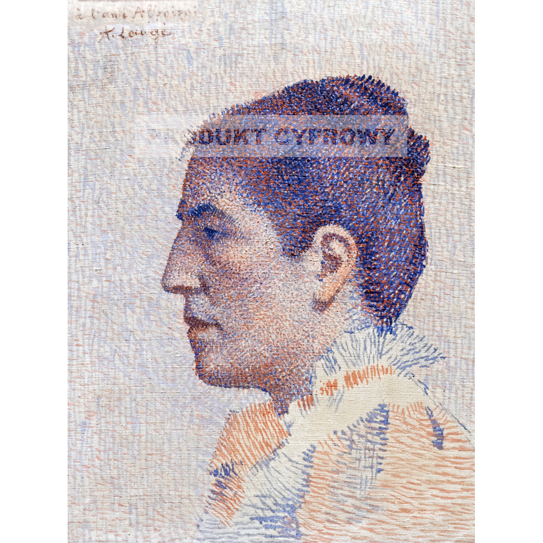 Achille Lauge Portret kobiety — produkt cyfrowy do pobrania