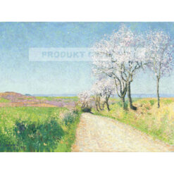 Achille Lauge Ścieżka wśród kwitnących migdałowców — produkt cyfrowy do pobrania