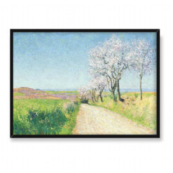 Achille Lauge Ścieżka wśród kwitnących migdałowców 70×50